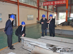 中国重型机械工业协会常务副会长李镜一行莅临我公司调研