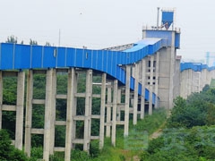 水泥双向输送管状带式输送机在镇江投入运行