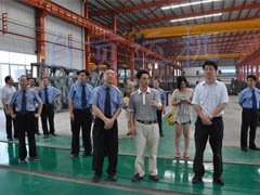 市委常委、高新区党工委书记曹俊杰一行莅临公司调研“两化”互动发展成果