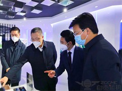 全国政协常委，中国有色金属工业协会党委书记、会长葛红林莅临运机集团参观调研